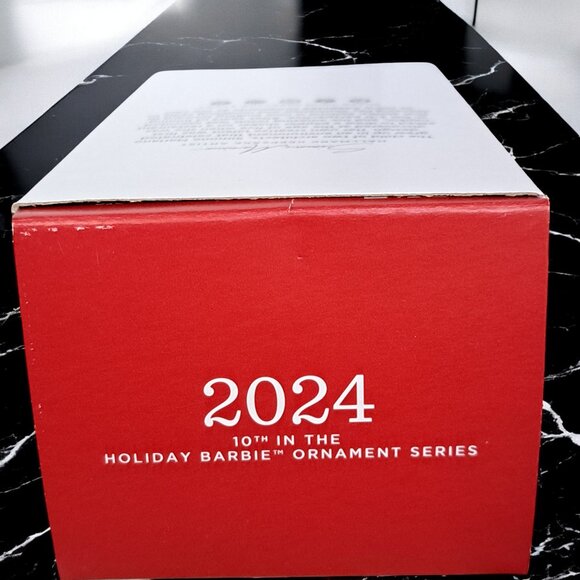 2024 Hallmark Ornament ~ Holiday Barbie 10th in Series African American … - Picture 4 of 7
